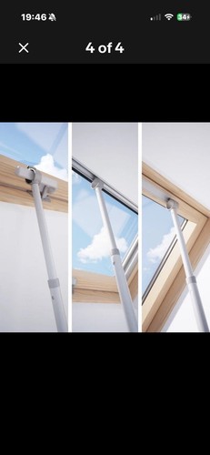 Opening rod pole for roof - pole,